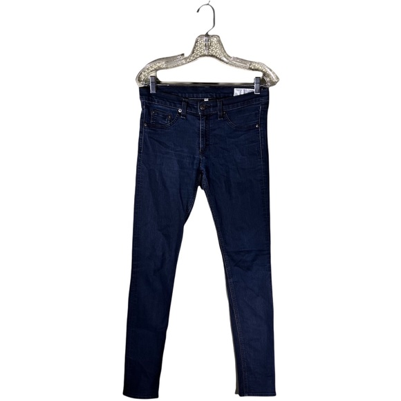 Rag and Bone Legging Jeans Midnight Wash Mid Rise - Picture 3 of 9